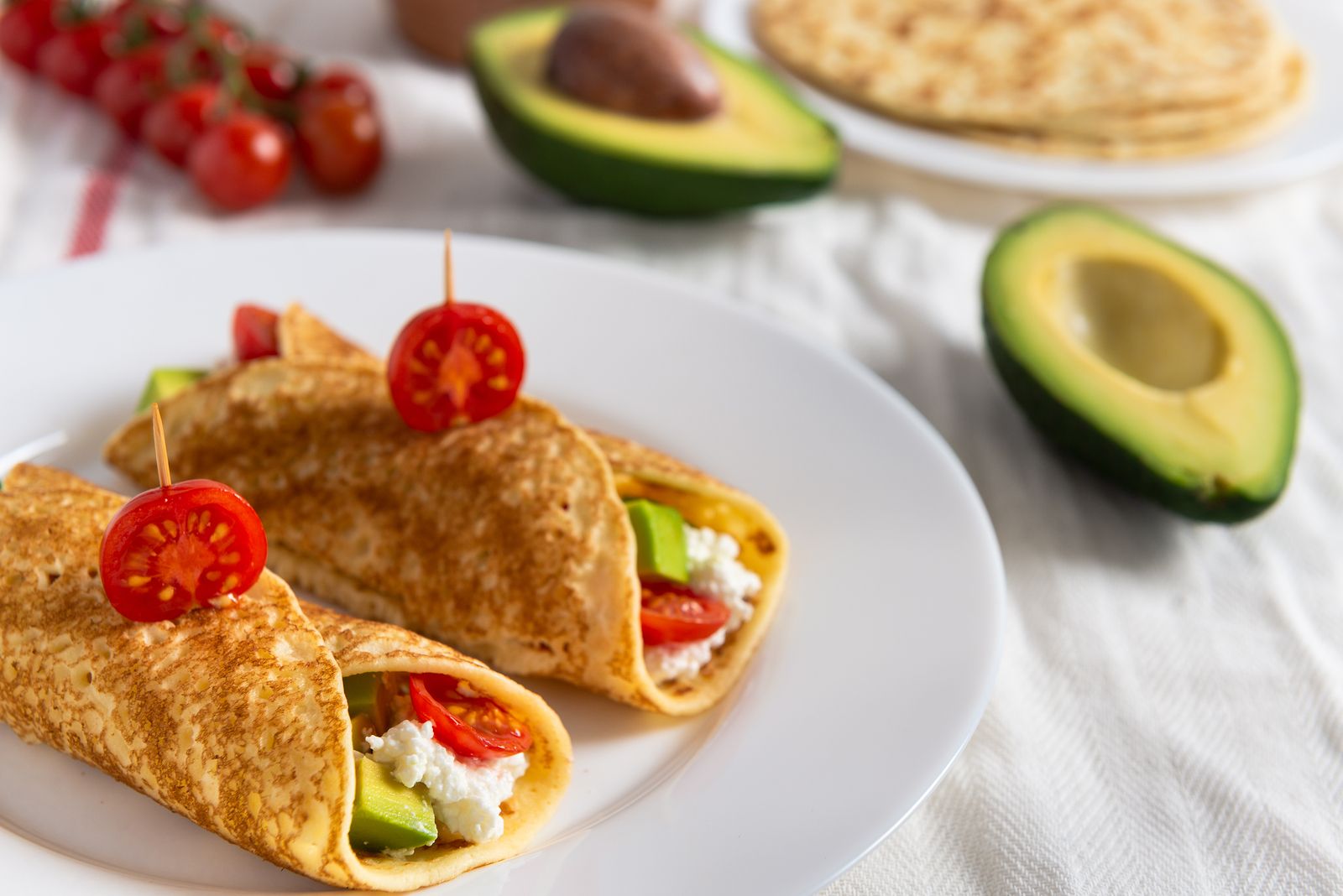 Ideas para que prepares crepes, dulces o salados