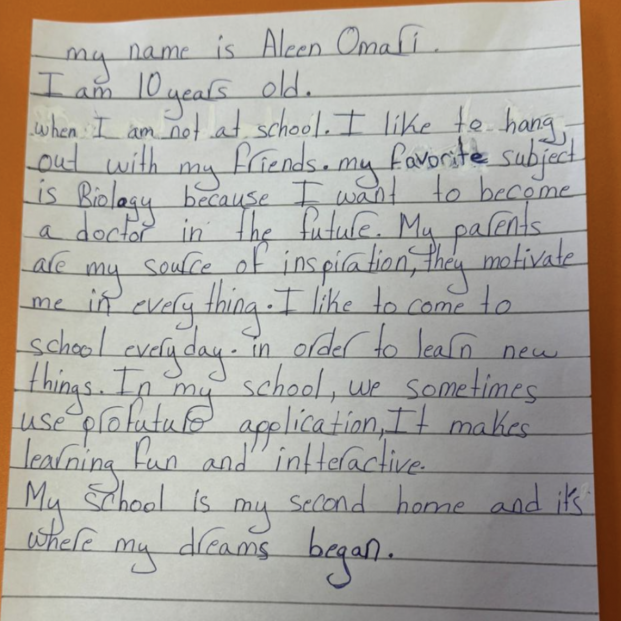 Con una tableta de ProFuturo, el alumnado practica Matemáticas -sumas, restas, multiplicaciones y resolución de problemas- mediante actividades interactivas y retroalimentación inmediata, personalizando el aprendizaje incluso sin conexión dentro del programa de Fundación Telefónica y Fundación ”la Caixa”. Foto: ProFuturo.