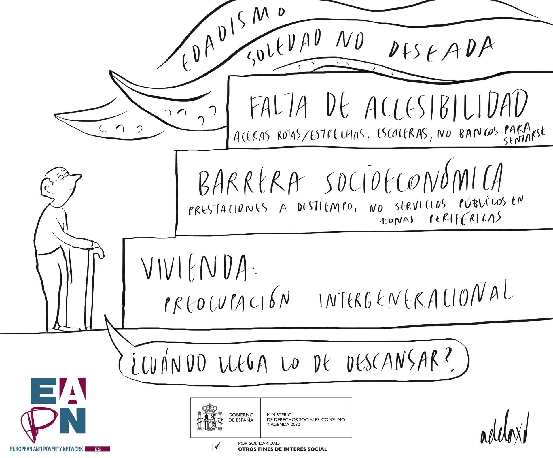 Ilustración de adelapordios. Cedida por EASN España. Ilustración de adelapordios. Cedida por EASN España.
