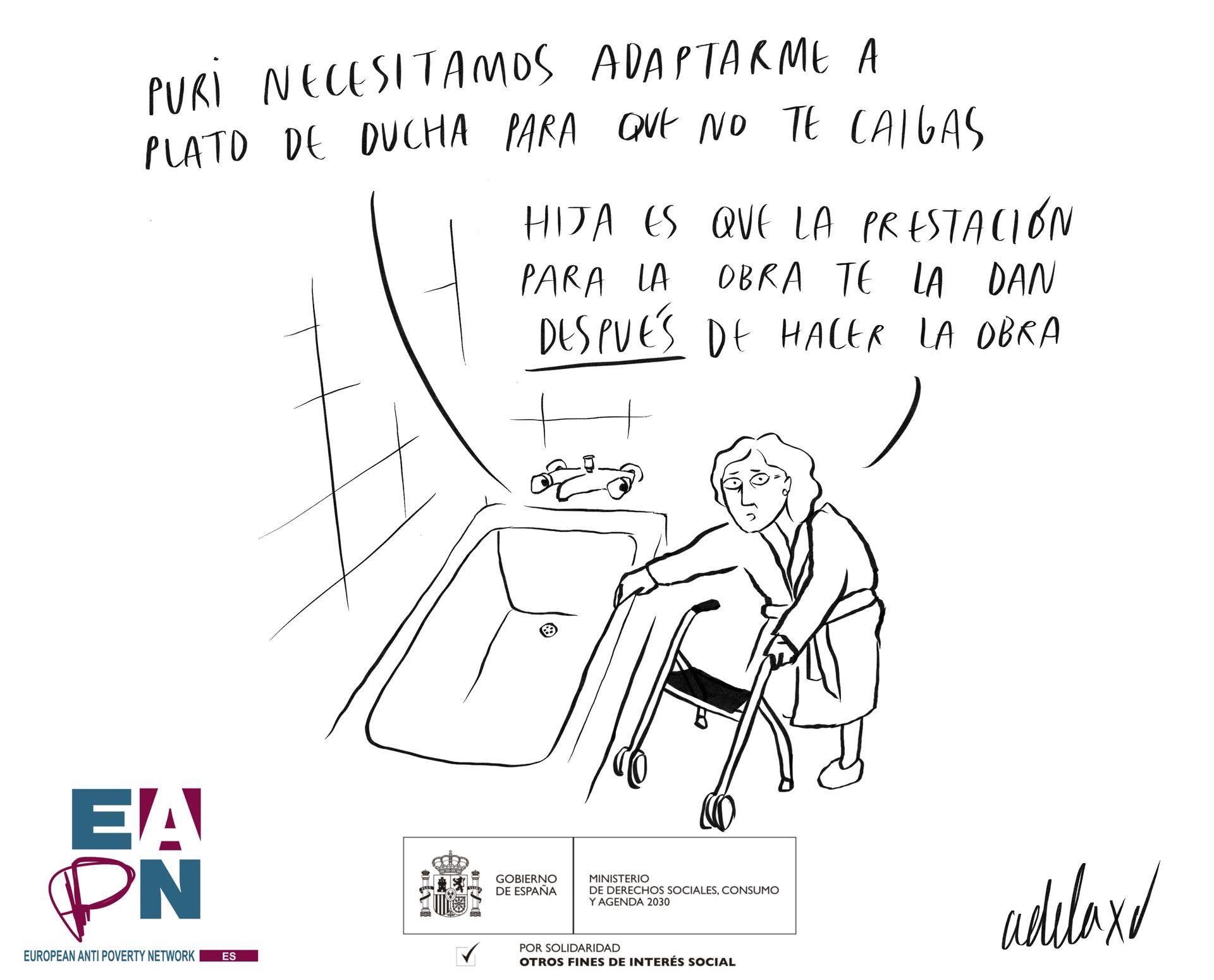 Ilustración de adelapordios. Cedida por EASN España. Ilustración de adelapordios. Cedida por EASN España.