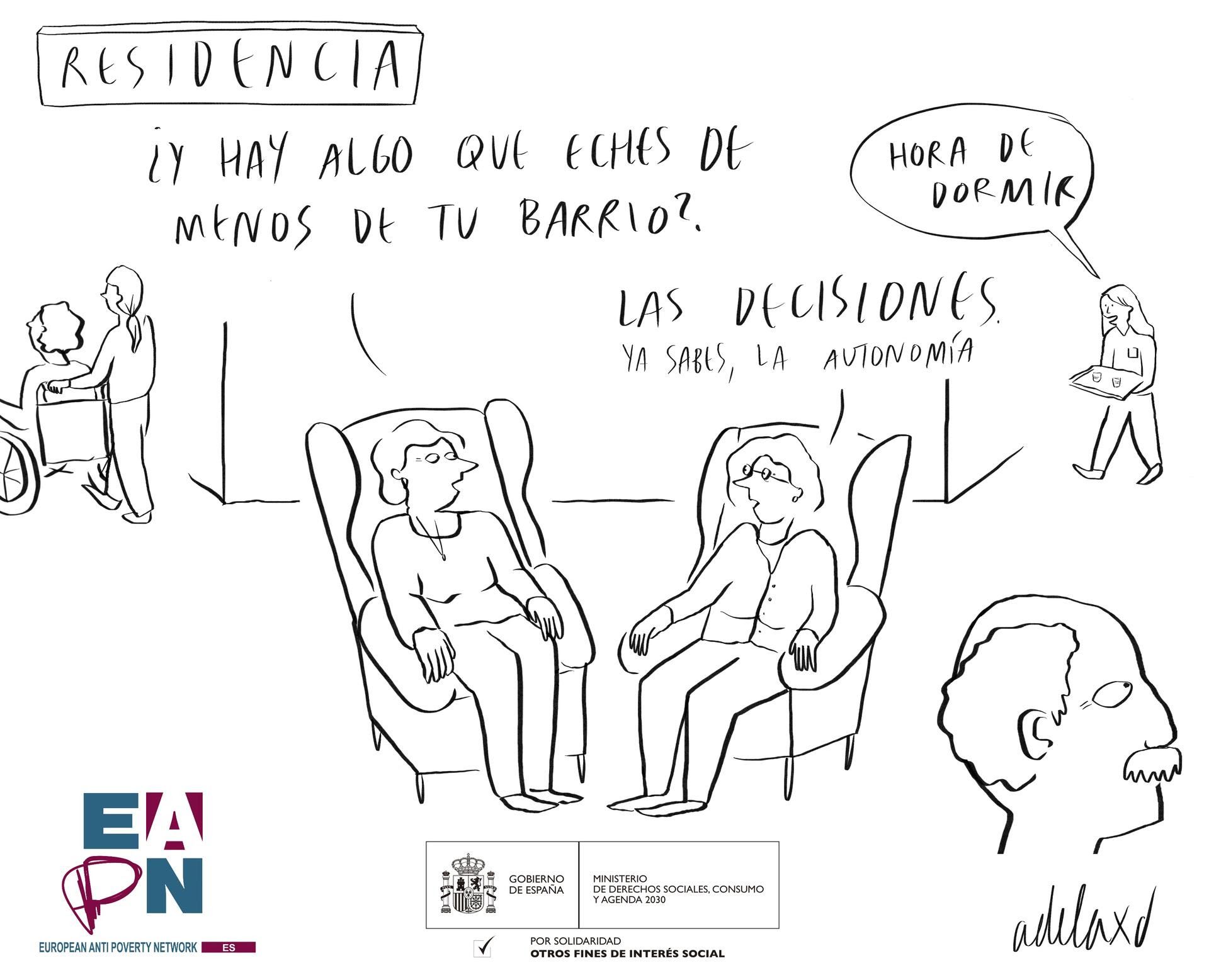 Ilustración de adelapordios. Cedida por EASN España. Ilustración de adelapordios. Cedida por EASN España.