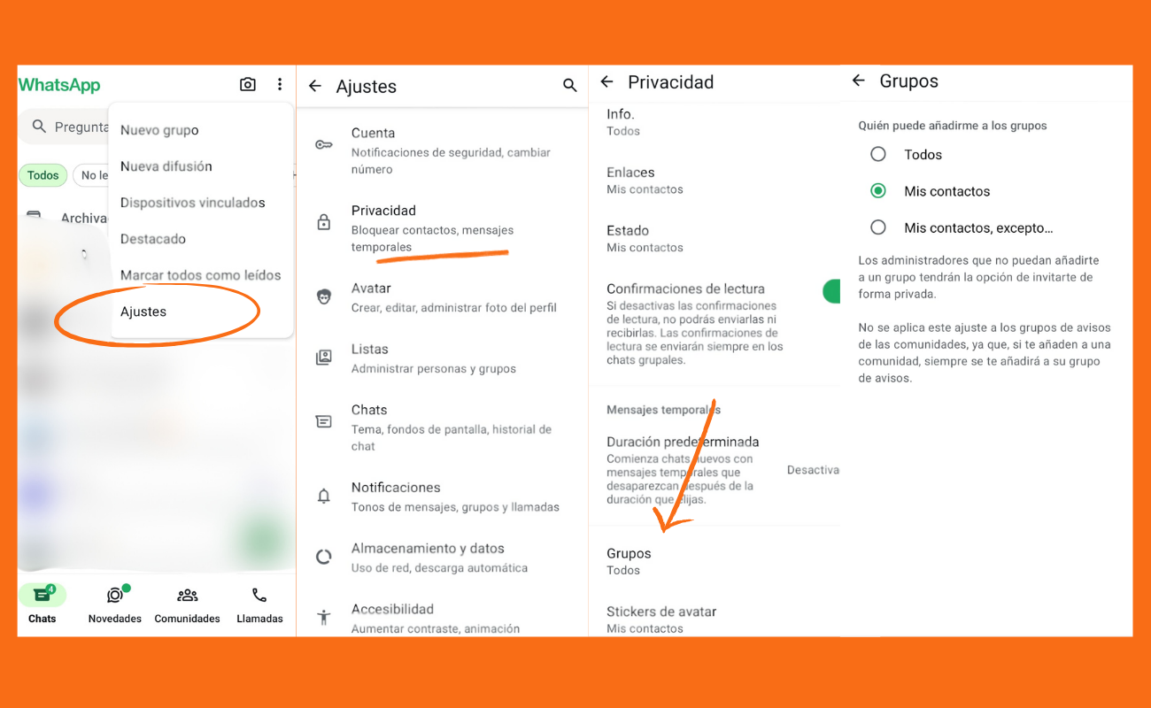 Paso a paso WhatsApp. Paso a paso WhatsApp.