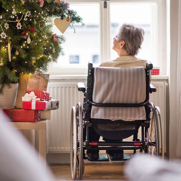 bigstock A Rear View Of A Senior Woman 266030035