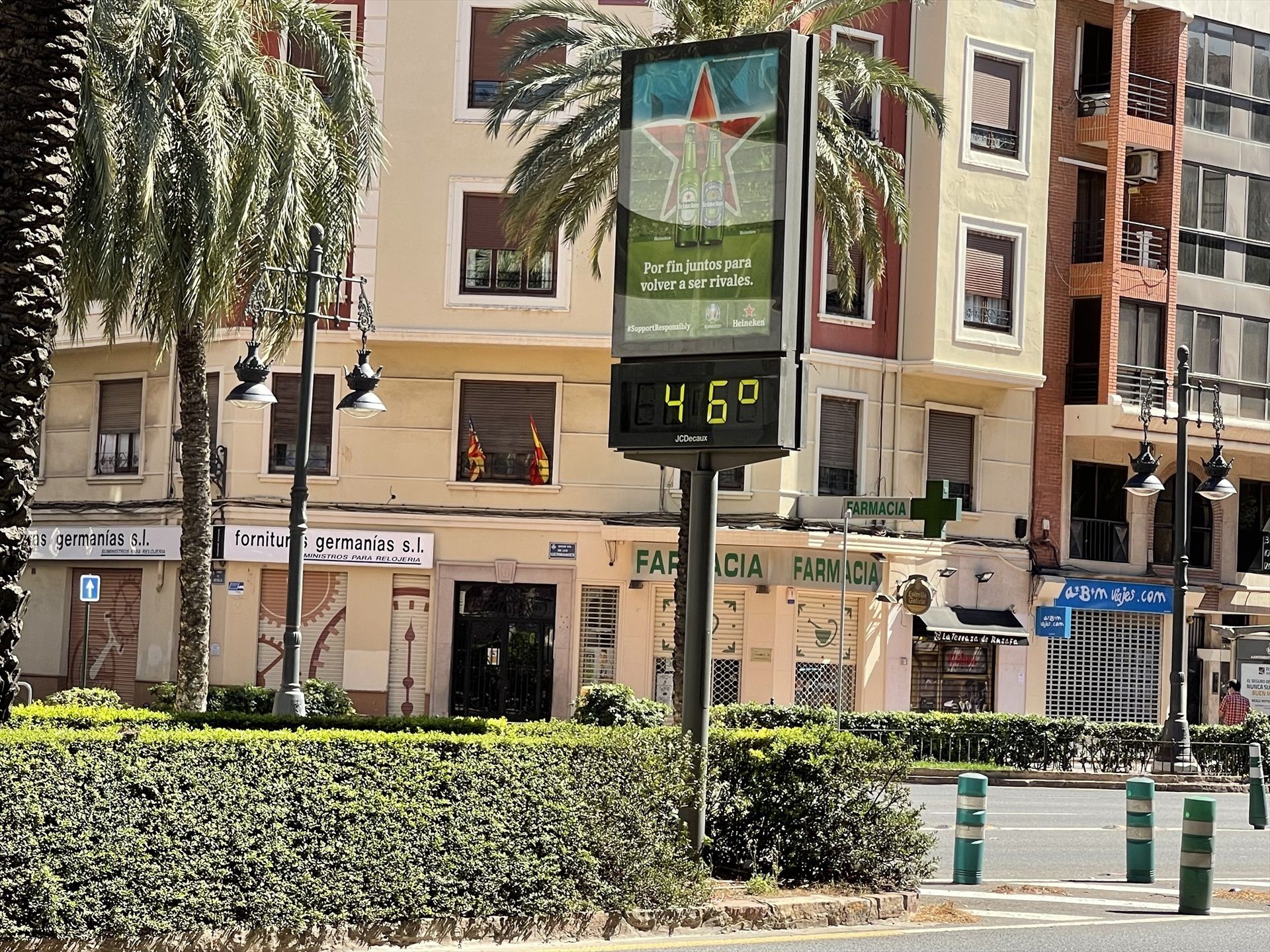 Se prevé calor extremo en el Mediterráneo hacia 2100. Foto: Europa Press.