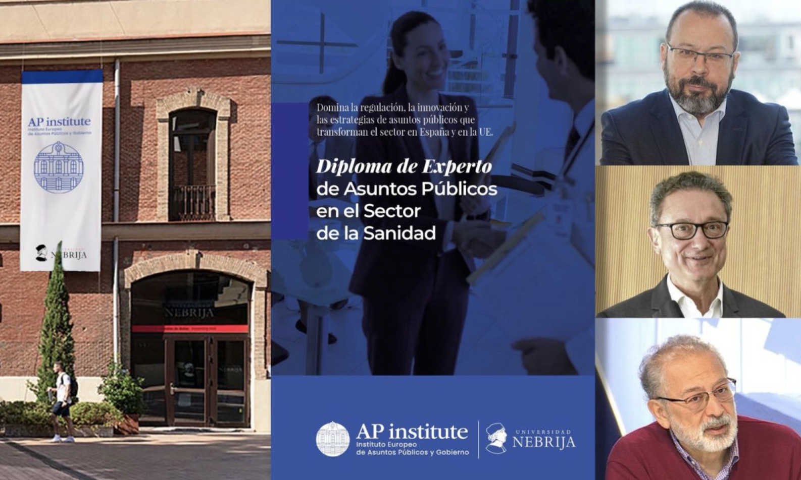 Hernández García, Pomar y López Acuña se suman al Diploma de Experto en Asuntos Públicos en Sanidad