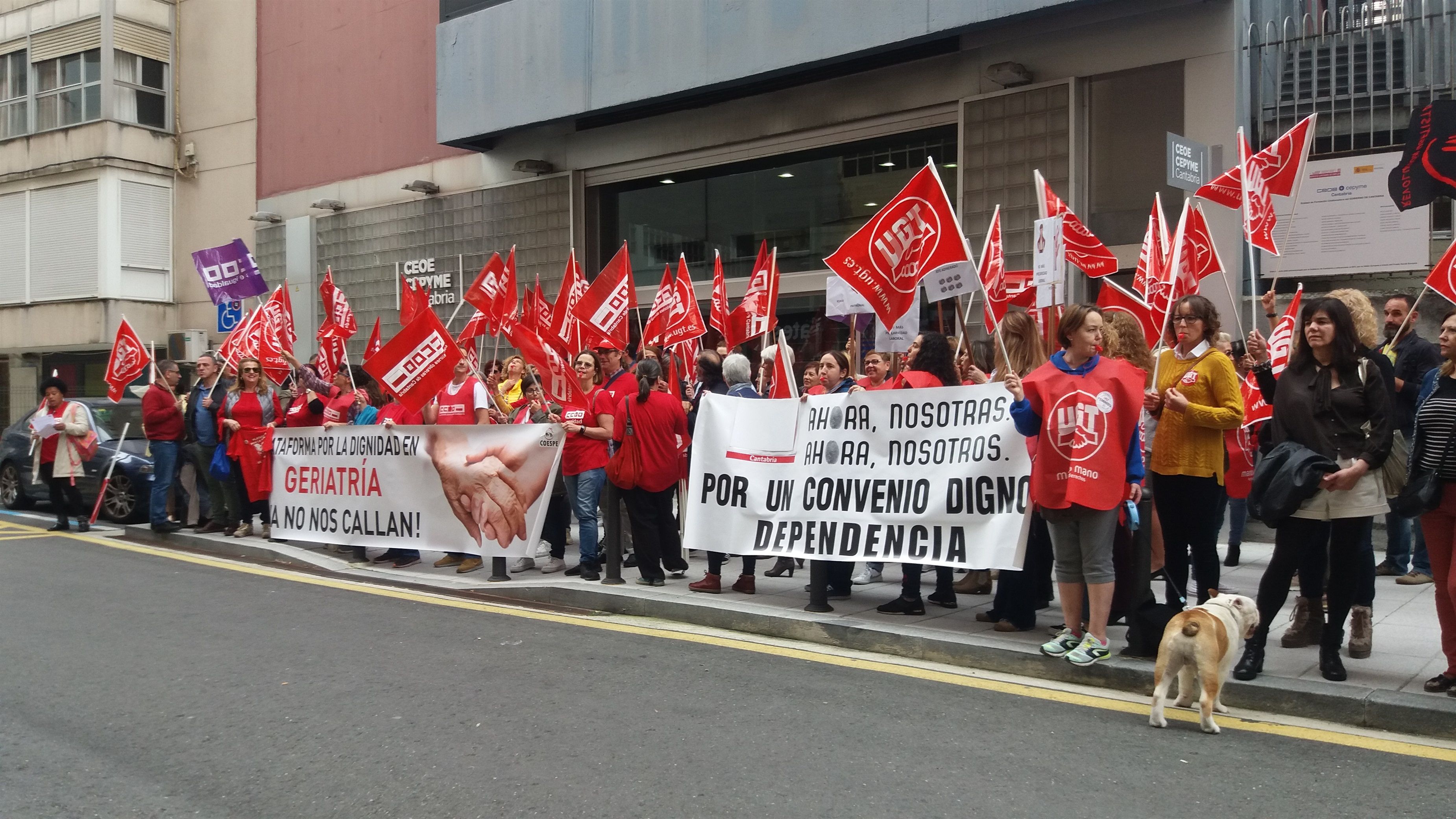 Los trabajadores de las residencias : "En la merienda y cena se alcanzan cuotas de horror"