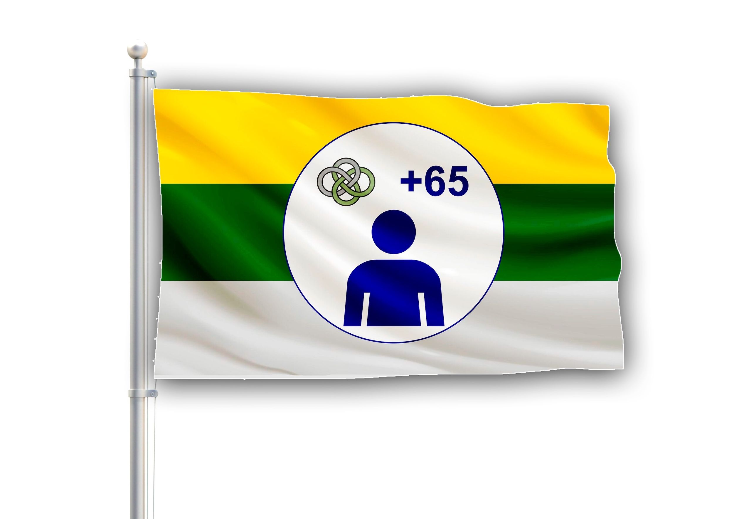 Diseño una bandera que represente a las personas mayores