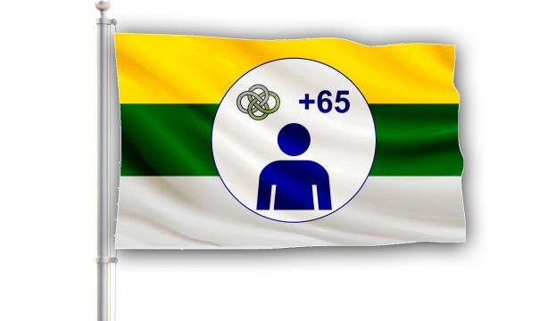 Diseño una bandera que represente a las personas mayores