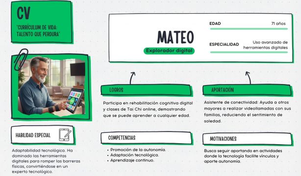 AESTE presenta 'Currículums de Vida' para visibilizar el talento de mayores con discapacidad