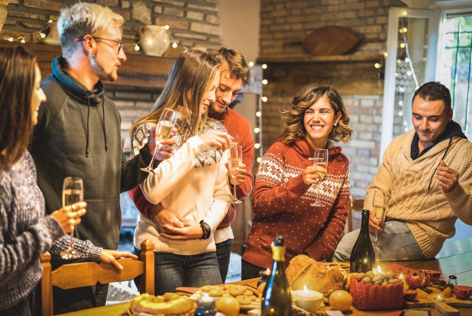 bigstock Happy Friends Group Celebratin 329591467