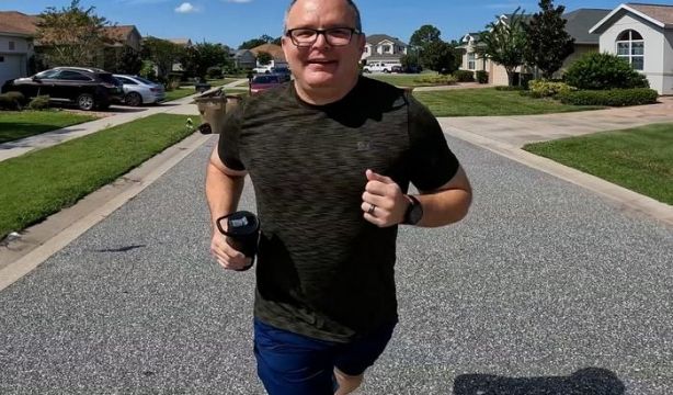  El corredor de maratón Chris Golden (Orlando Health)