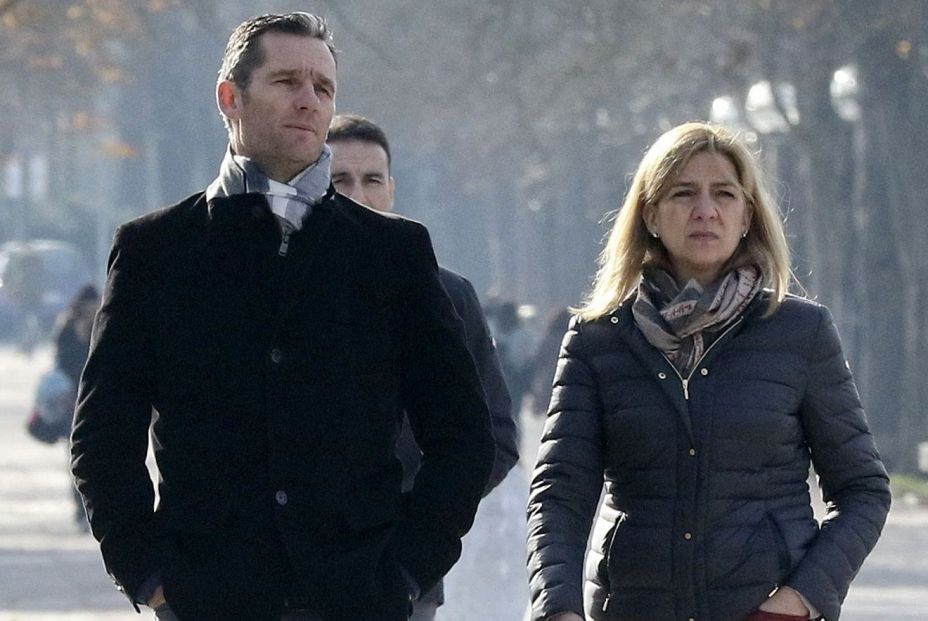Iñaki Urdangarin junto a la infanta Cristina de Borbón. Fuente: Europa Press.