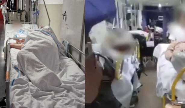 La gripe satura los hospitales: camas en los pasillos, cirugías canceladas y esperas interminables (foto: capturas de publicaciones de la cuenta en 'x' de @Urgenciaslapaz)