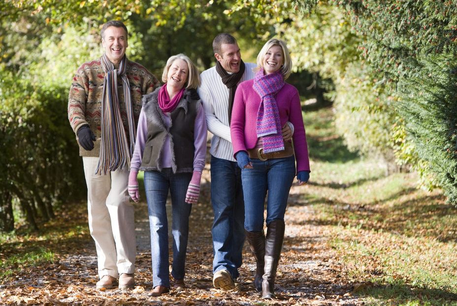 bigstock Generational Couples Walking T 3914913