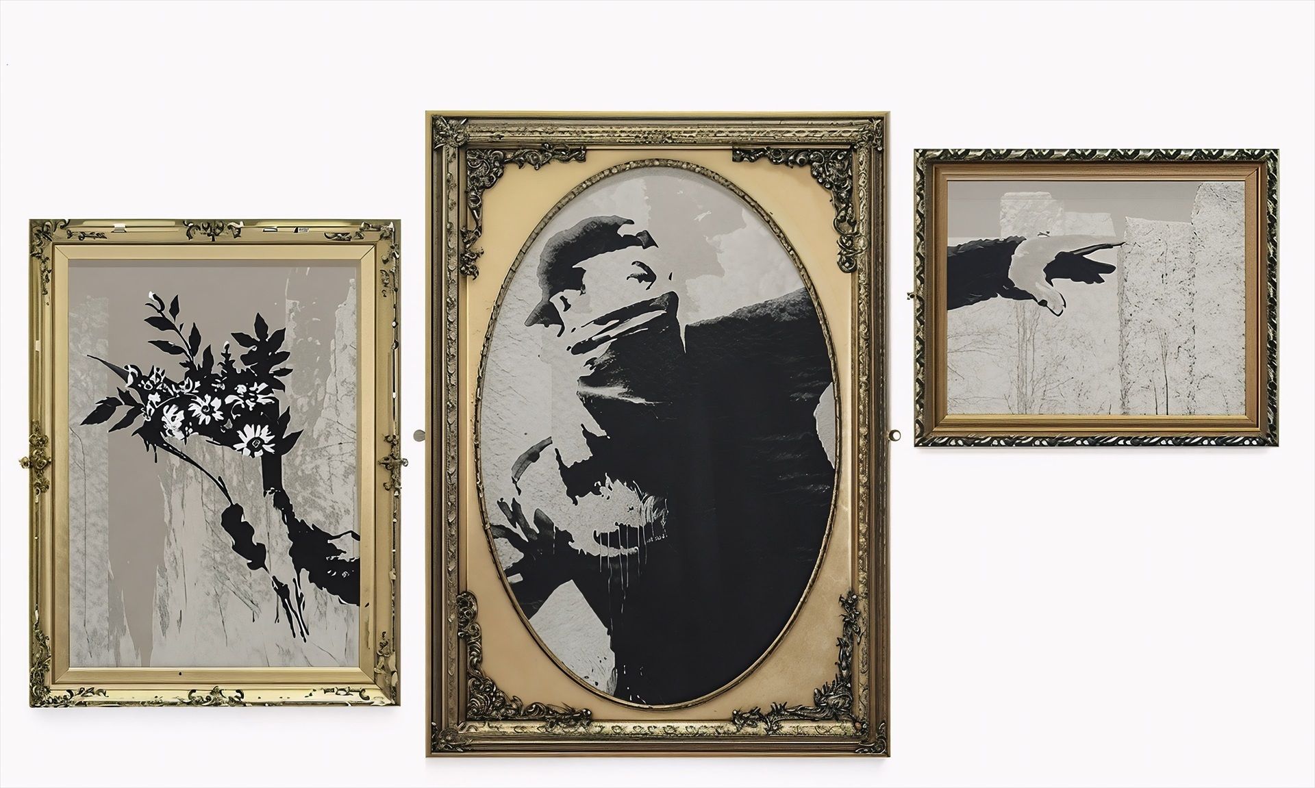 El poder y disrupción de Banksy, en el Moco Museum Barcelona. Foto: Europa Press.