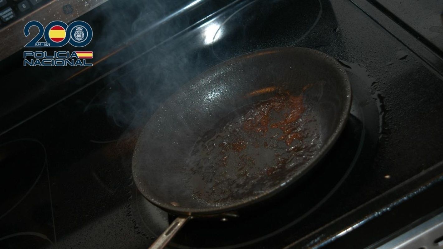 Las sartenes, principal causa de incendios en casa durante la Navidad. Fuente: Europa Press.