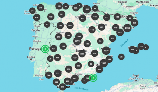 Reve, el mapa de puntos de recarga pública para vehículos eléctricos