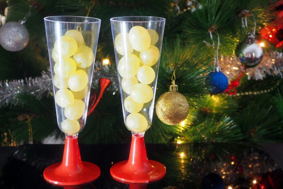 12 ideas para presentar las uvas de Nochevieja de forma original