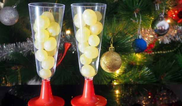 12 ideas para presentar las uvas de Nochevieja de forma original