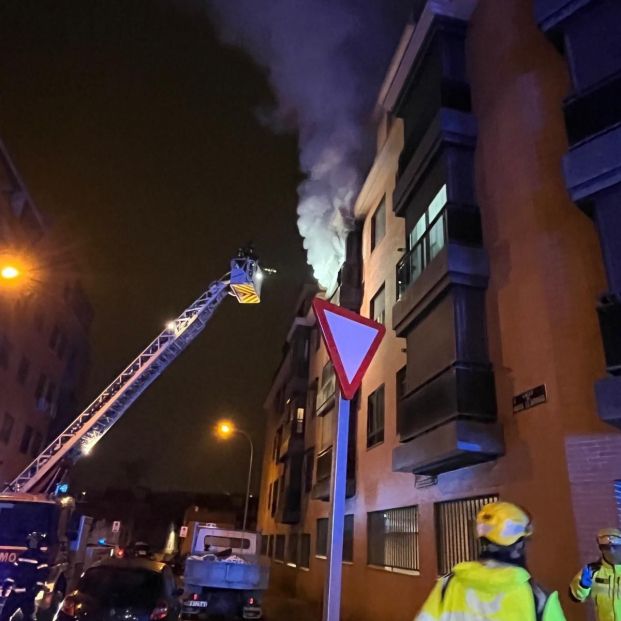 EuropaPress 7192697 imagen incendio carabanchel