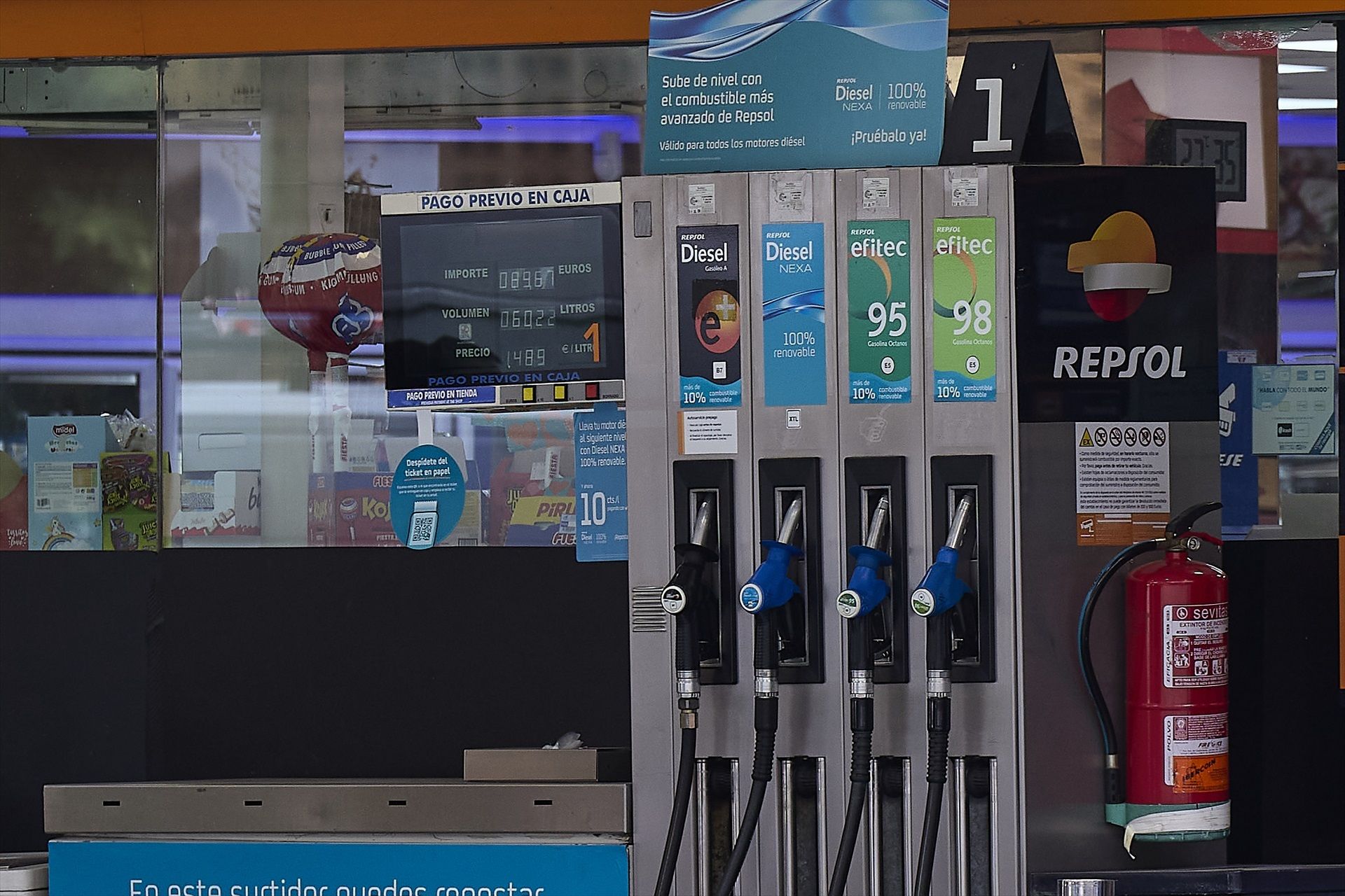 Facua lanza una app para encontrar las gasolineras más baratas en España. Foto: Europa Press.