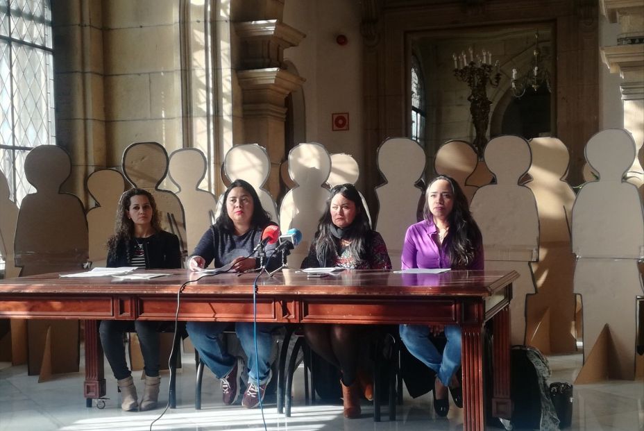 Grupo de trabajadoras de hogar de SOS Racismo Gipuzkoa. Fuente: Europa Press.