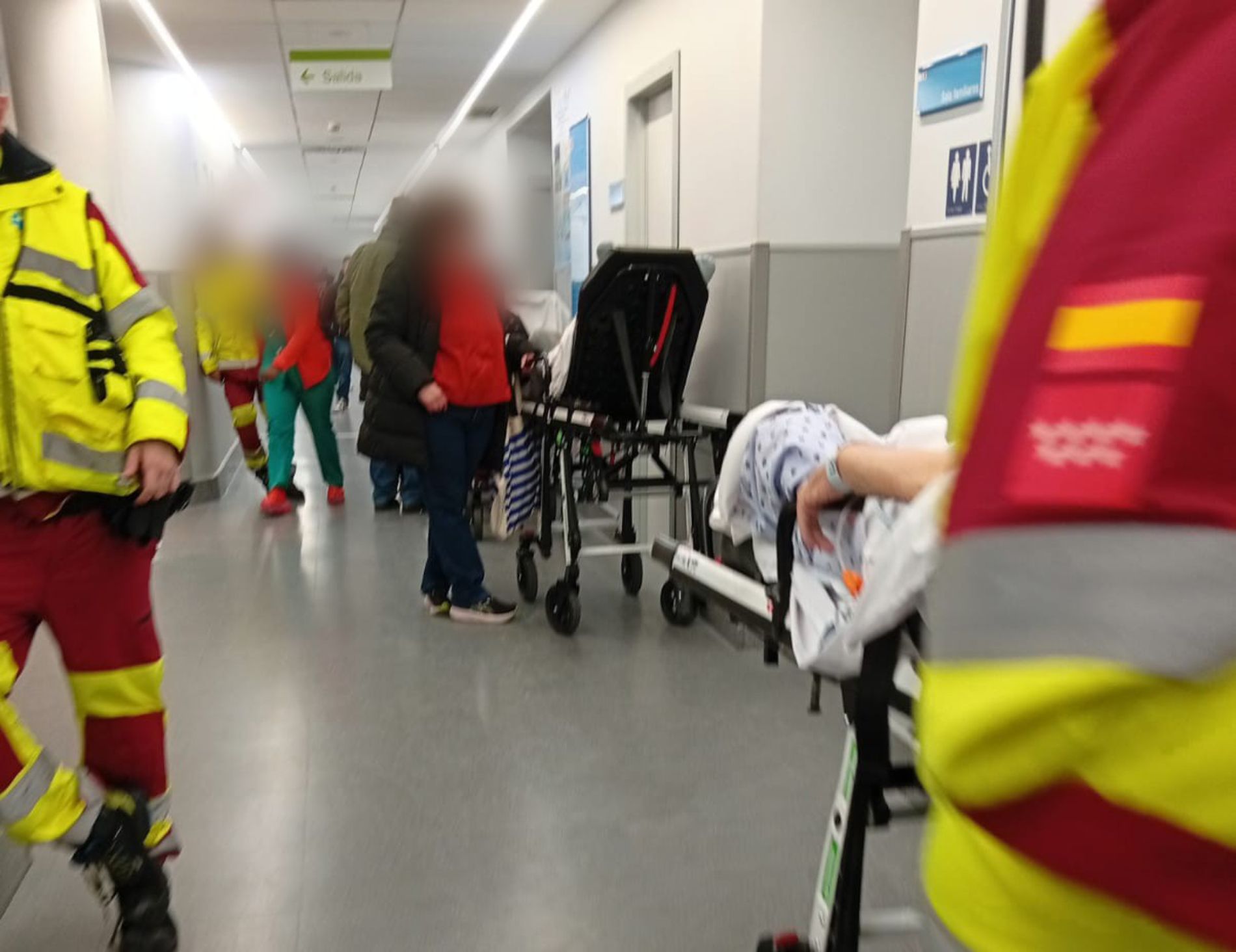 Los hospitales siguen saturados pese a la bajada de los contagios de gripe