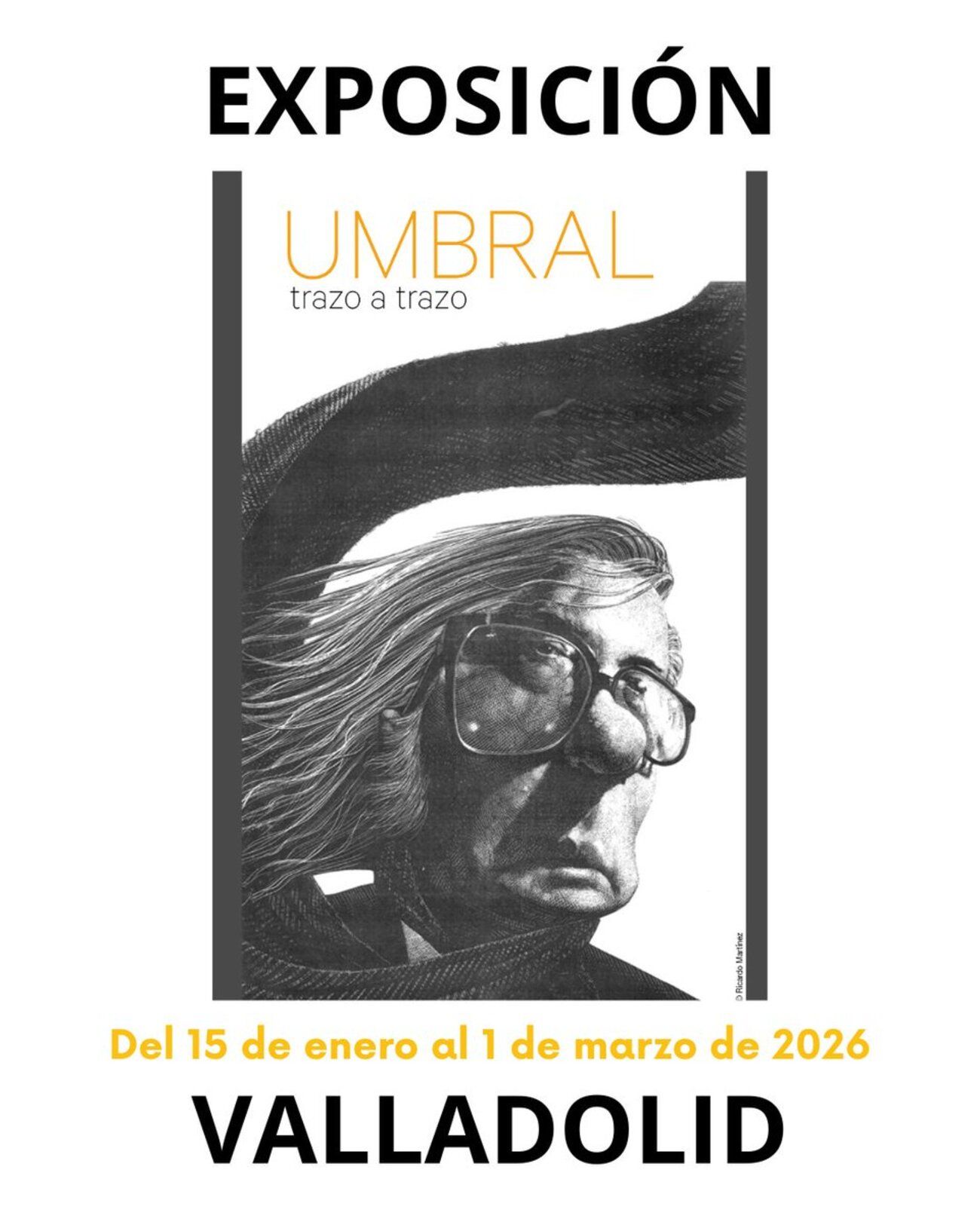 'Umbral, trazo a trazo': caricaturas para mirar al escritor desde otro ángulo. Fuente: X: @FundacionUmbral.