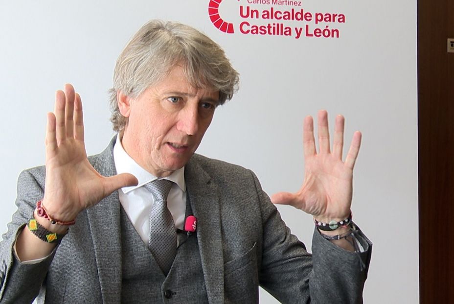 El secretario autonómico del PSOE, Carlos Martínez