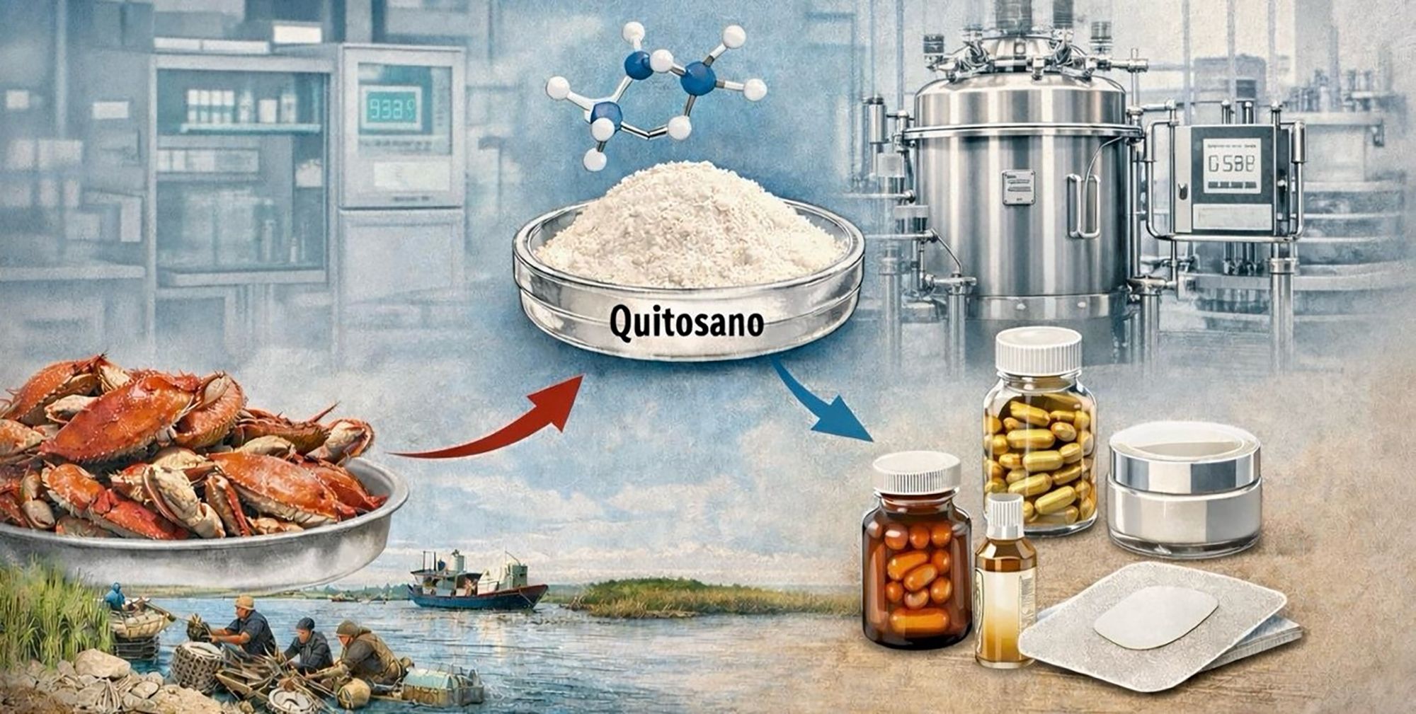 Una investigacion transforma cáscaras de cangrejo de las marismas del Guadalquivir en cosméticos