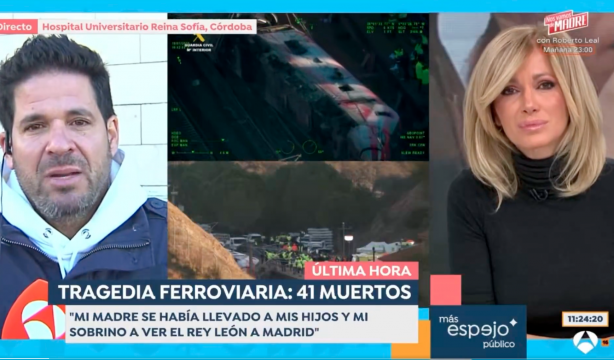 Fidel, familiar de víctima en Adamuz: "Mi madre se ha ido y se han quedado mis hijos"