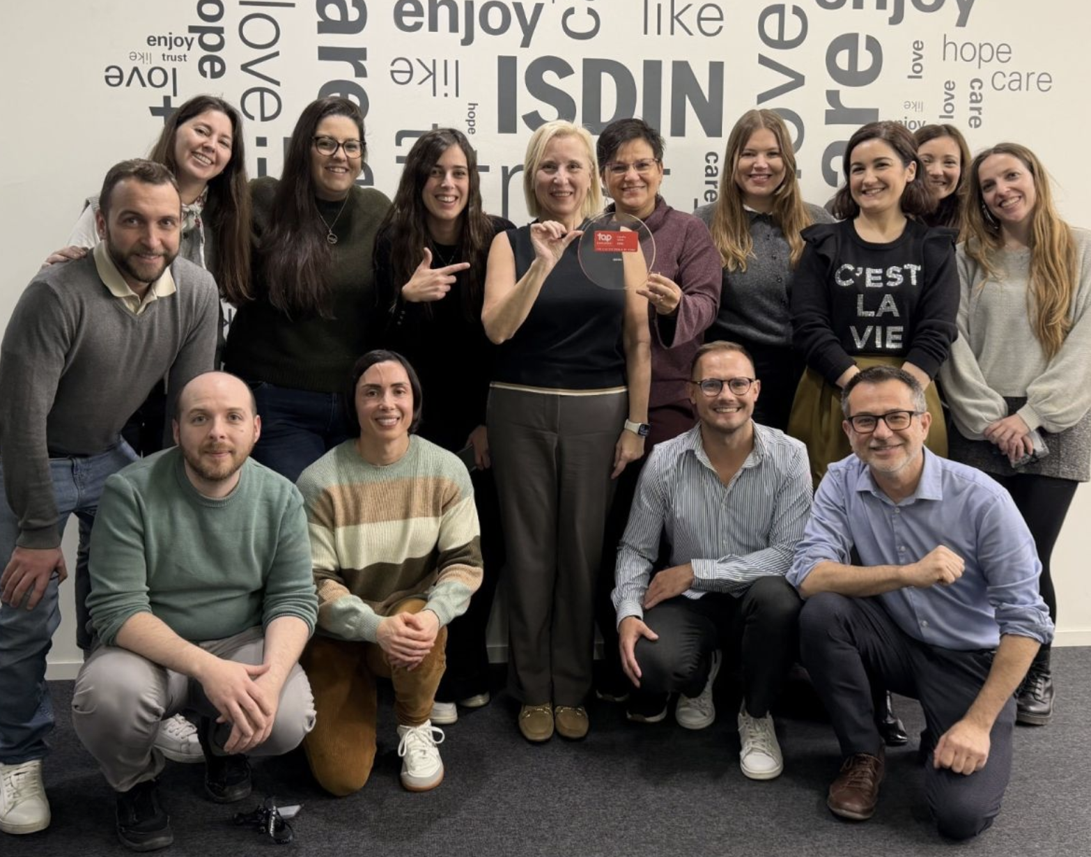 ISDIN obtiene el premio 'Top Employer' por octavo año consecutivo