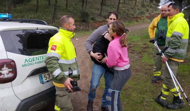 Final feliz: Boro, el perro perdido tras el accidente de Adamuz, ya está con sus dueños