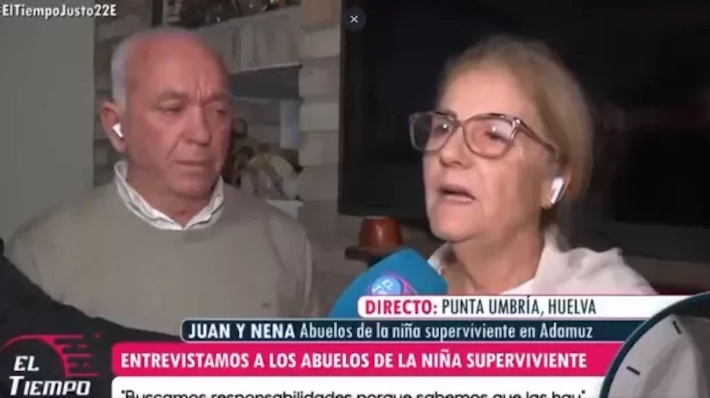 La indignación de los abuelos de la niña de 6 años que ha perdido a su familia en Adamuz