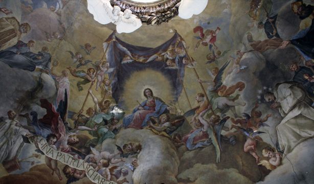 Fundación Ibercaja restaura la cúpula Regina Patriarcharum del Pilar de Zaragoza
