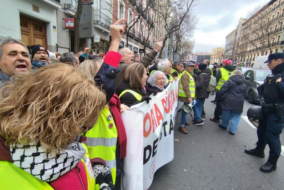 jubilados madrid ante PP enero 26
