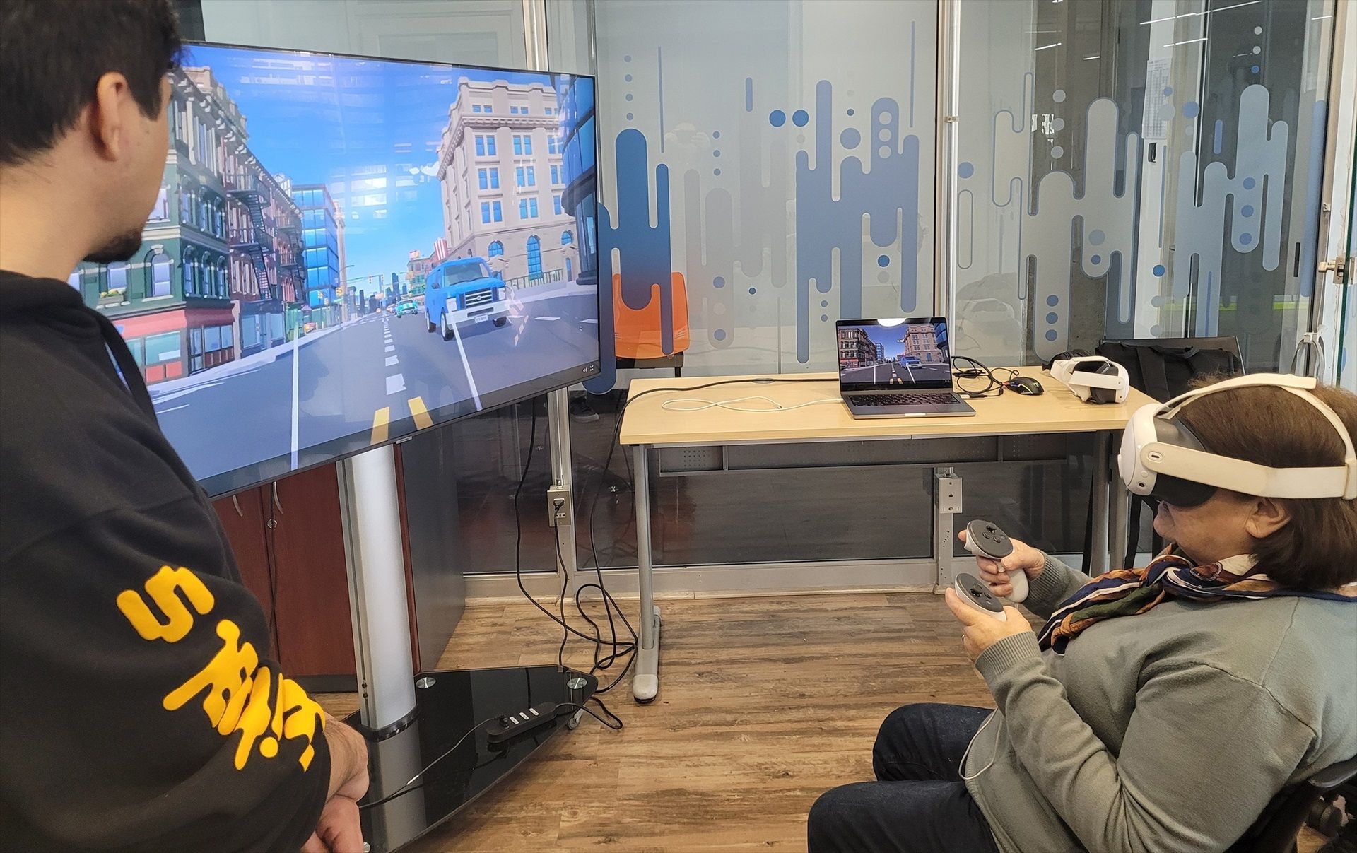 Un proyecto de realidad virtual busca ralentizar el deterioro cognitivo en personas mayores. Fuente: Europa Press.