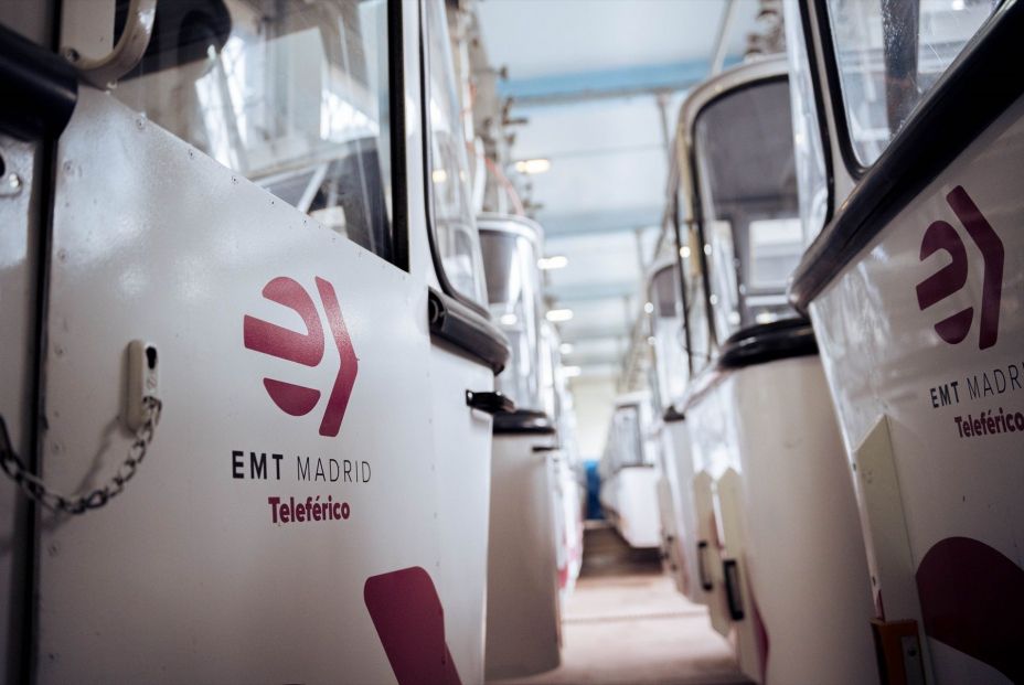Antiguas cabinas del Teleférico de Madrid con menor capacidad. Fuente: Europa Press.