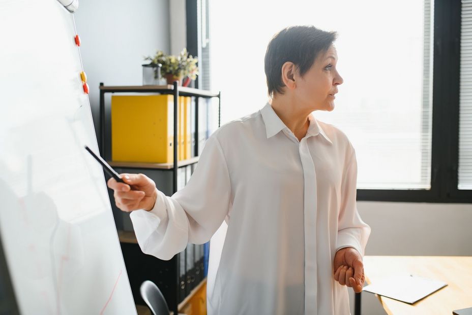 bigstock Smiling Old Mature Female Coac 470396917