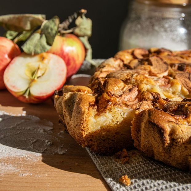 Elaboración de tarta de manzana