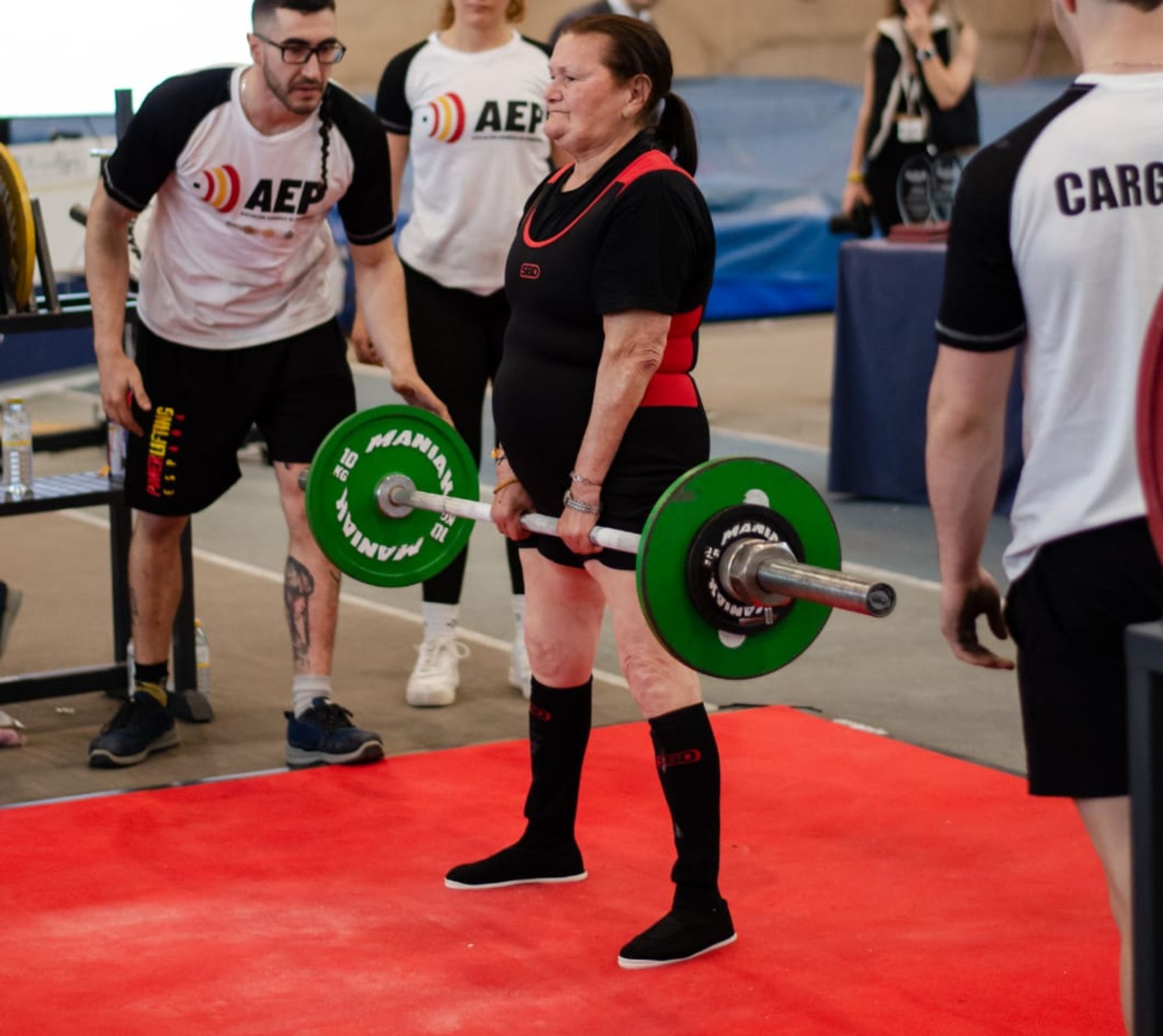 Miguelina, la deportista sénior que rompe récords levantando peso: "La edad no es impedimento" (Cedida por la entrevistada)
