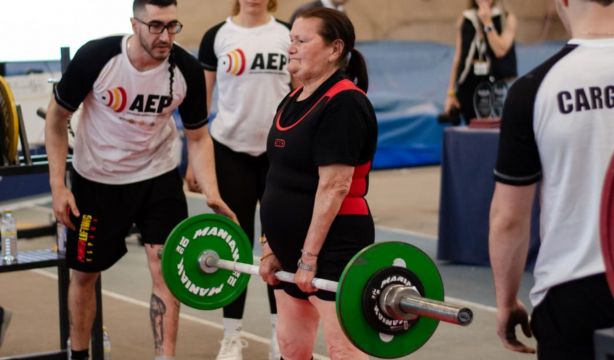 Miguelina, la deportista sénior que rompe récords levantando peso: "La edad no es impedimento" (Cedida por la entrevistada)