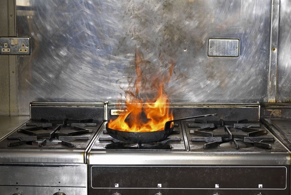 bigstock Frying Pan on Fire 68011600