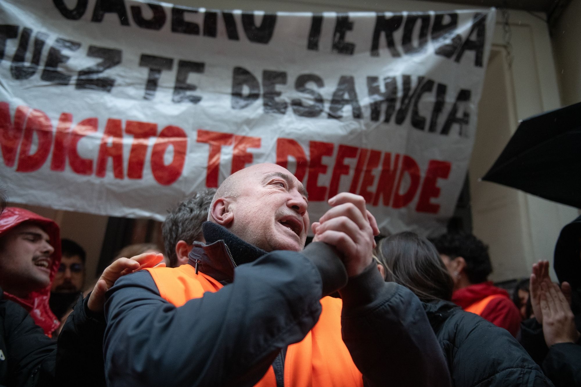 Logran paralizar por cuarta vez el desahucio de Mariano Ordaz, un jubilado de Madrid (Fernando Sánchez / Europa Press)
