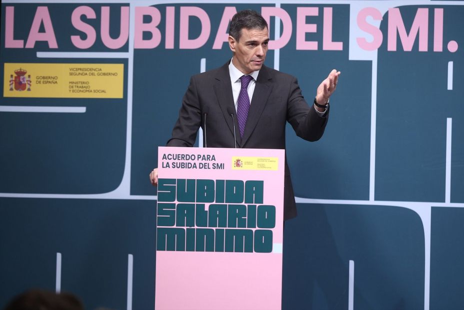 Gobierno y sindicatos firman la subida del SMI para 2026