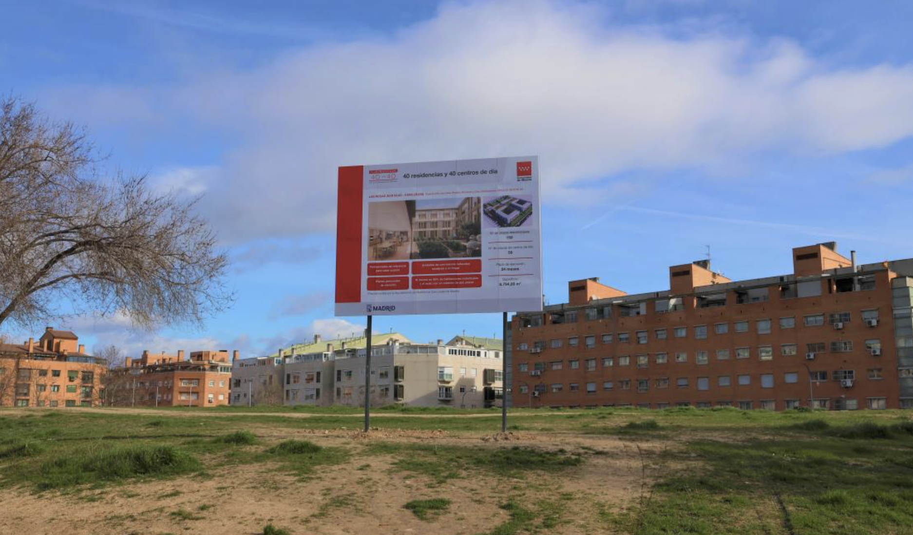 La Comunidad de Madrid inicia el Plan 40-40 con la primera residencia que abrirá en 2028