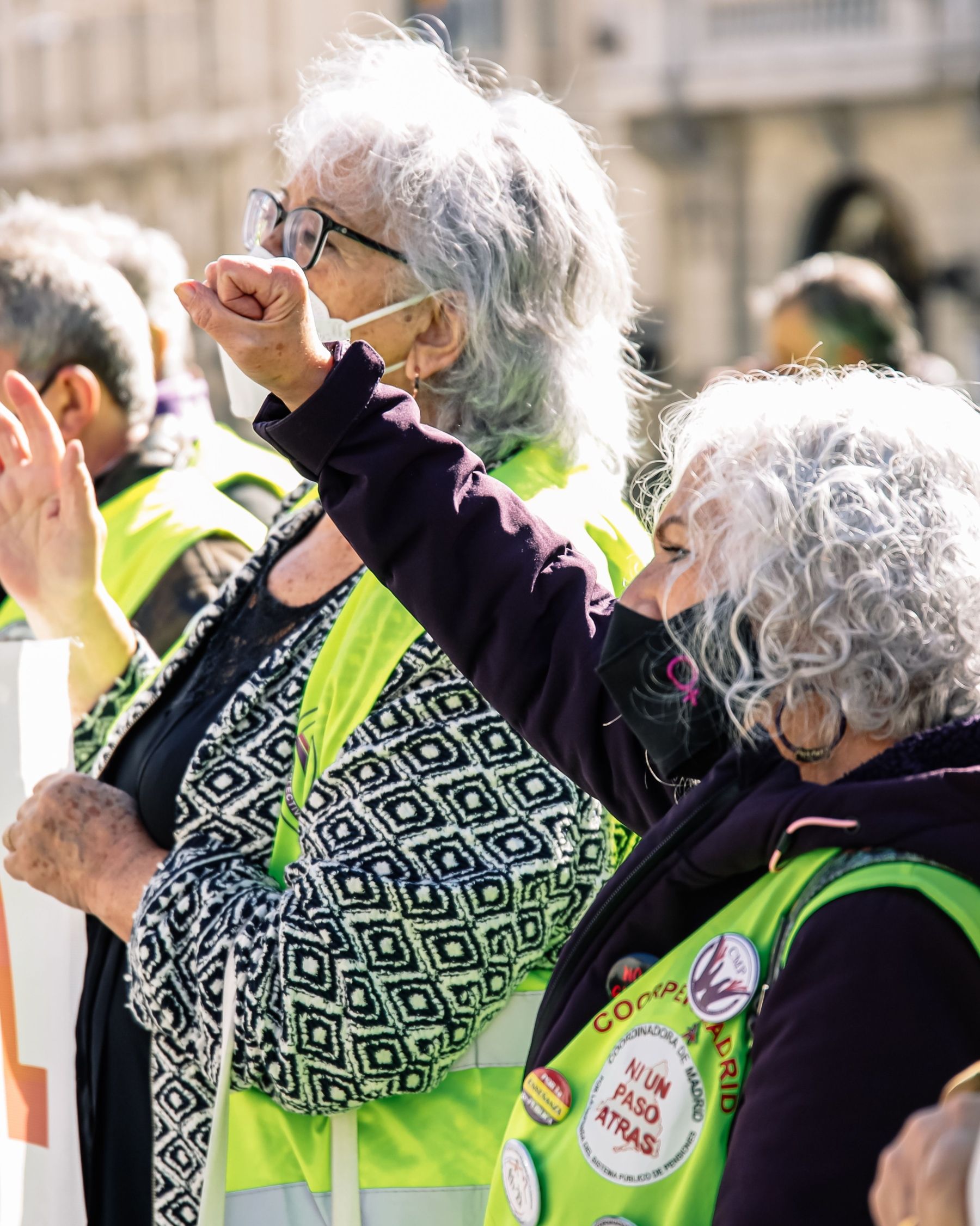 Coorpen Madrid-Coespe: "Sí a la subida de pensiones y el escudo social. No a la precariedad"