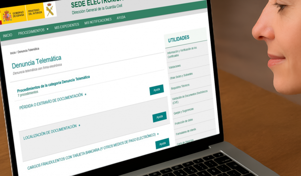 Presentación de una denuncia telemática ante la Guardia Civil: cómo hacerlo paso a paso