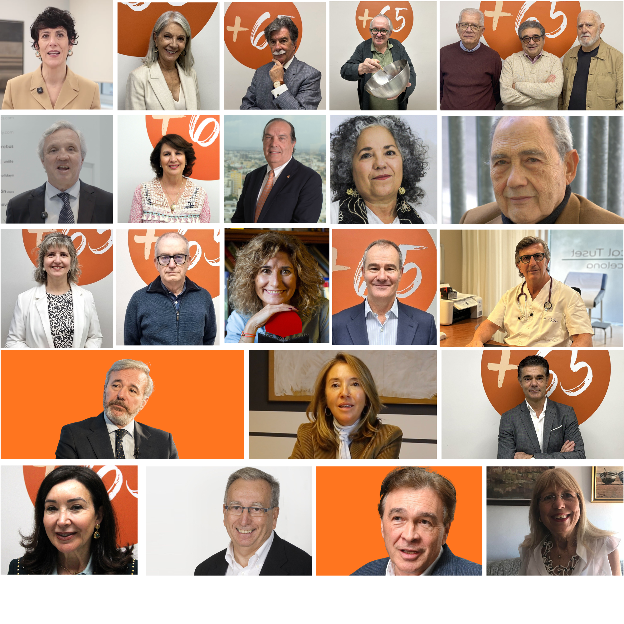 Elma Saiz, Carlos San Juan, Camino Villa, Javier Urra, Asjubi40... felicitan a 65YMÁS