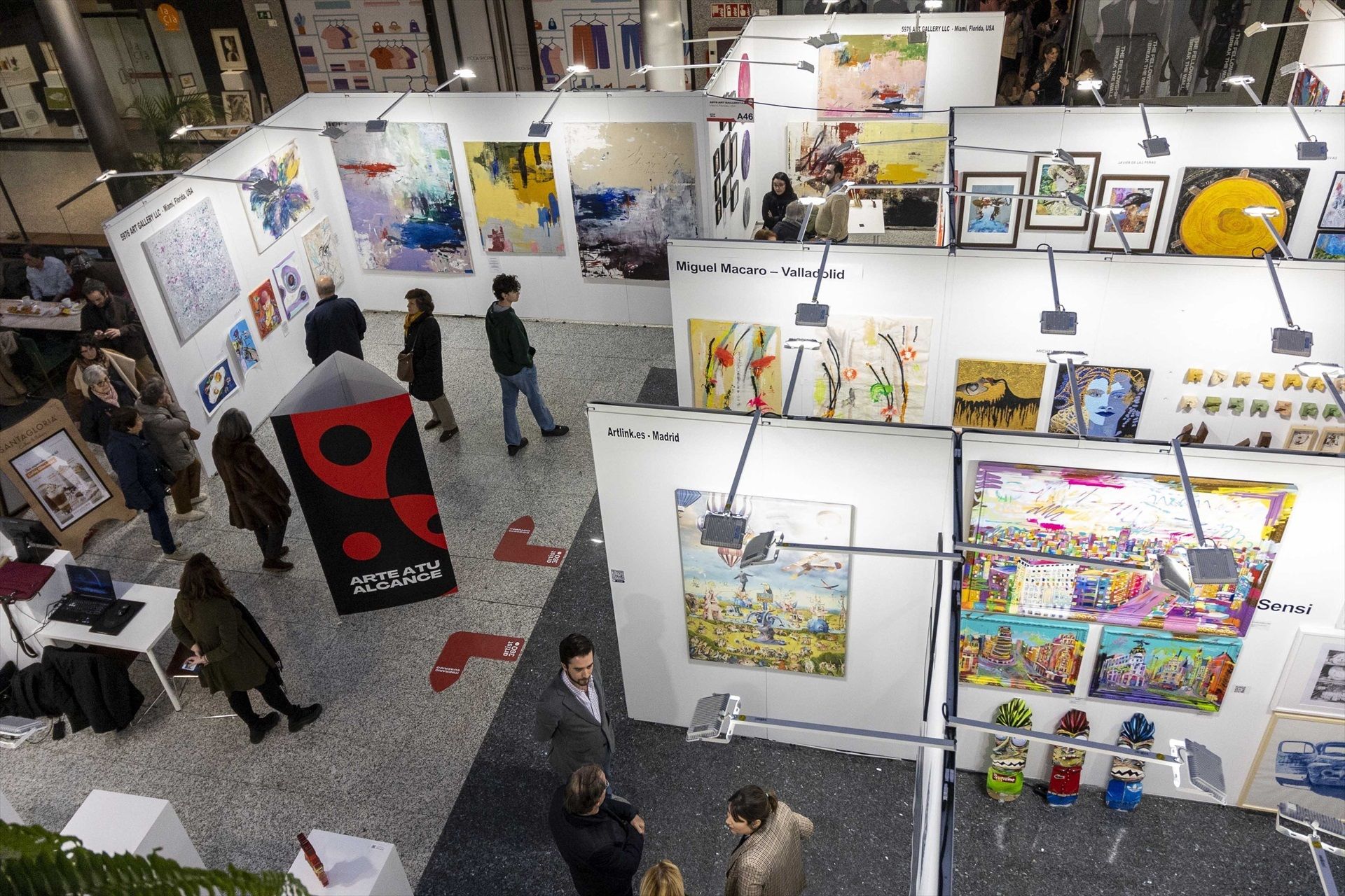 La feria de arte contemporáneo ARTIST 360 reúne a más de 100 artistas . Foto: Europa Press.